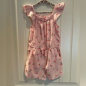 2T cherry romper